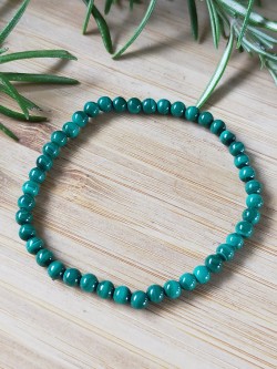 Bracelet Malachite 4 mm