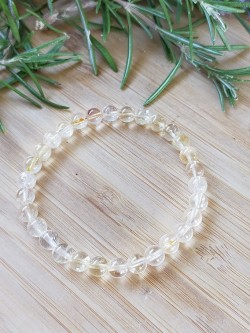 Bracelet Citrine 6 mm