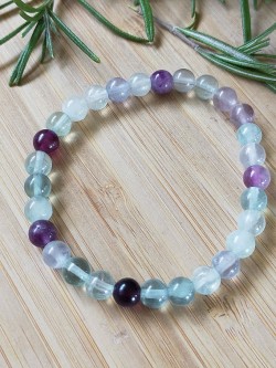 Bracelet Fluorite 6 mm