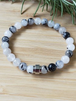 Bracelet Quartz tourmaline...