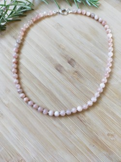 Collier Pierre de Soleil 6 mm