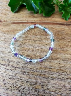 Bracelet Fluorite 4 mm