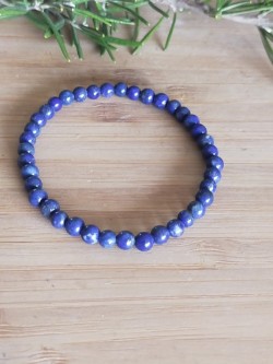 Bracelet Lapis lazuli 4mm